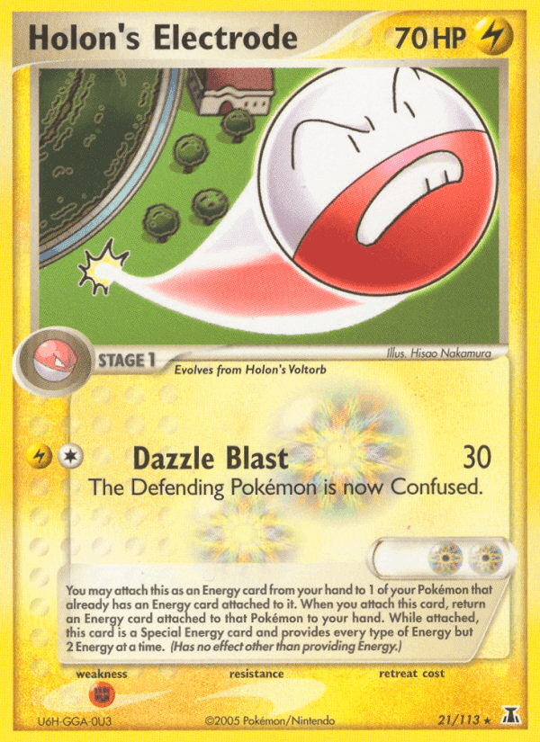 Holon's Electrode, carta 21 de Delta Species