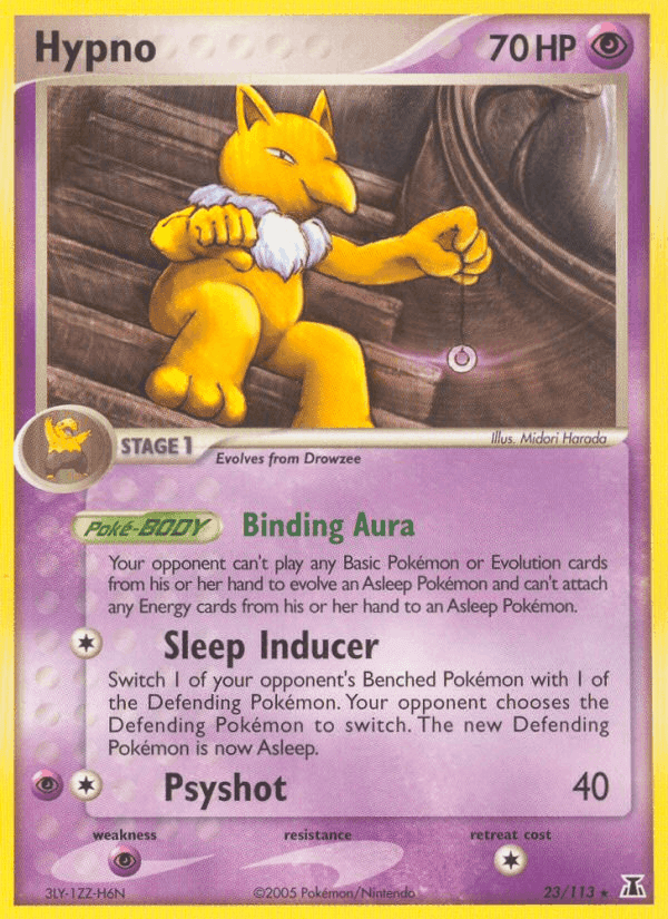 Hypno, carta 23 di EX Specie Delta