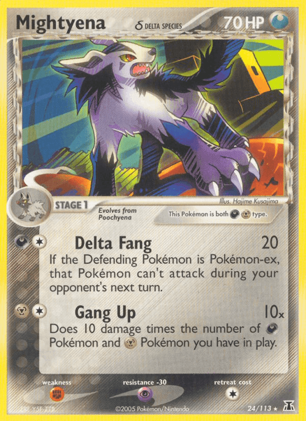 Mightyena δ, carta 24 de Delta Species