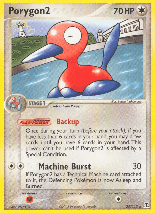 Porygon2, carta 25 di EX Specie Delta