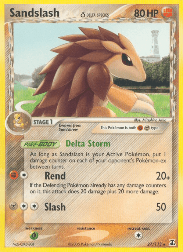 Sandslash δ, carta 27 de Delta Species
