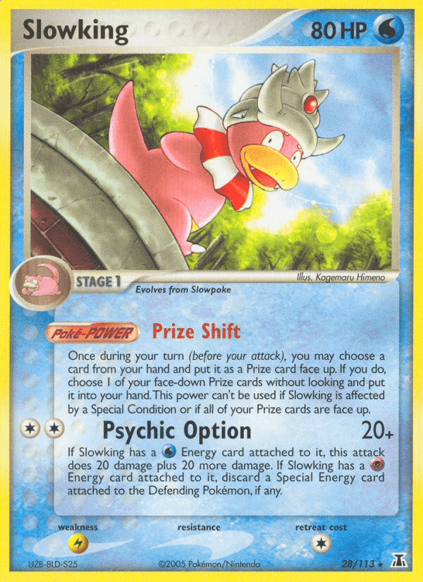 Slowking, carta 28 di EX Specie Delta