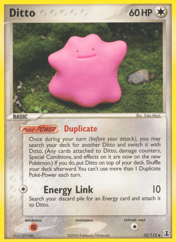 Ditto, carta 35 di EX Specie Delta