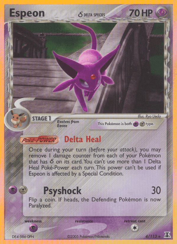 Espeon δ, carta 4 di EX Specie Delta