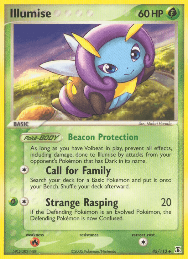 Illumise, carta 45 di EX Specie Delta