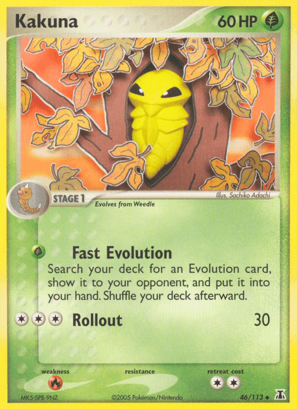 Kakuna, carta 46 di EX Specie Delta