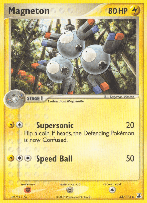 Magneton, carta 48 di EX Specie Delta
