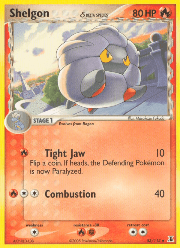 Shelgon δ, carta 53 di EX Specie Delta