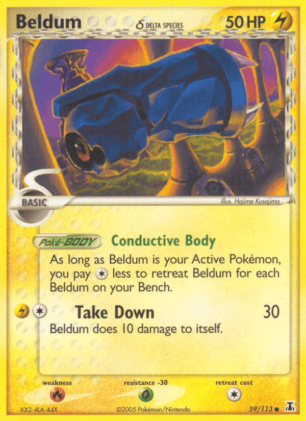 Beldum δ, carta 59 de Delta Species