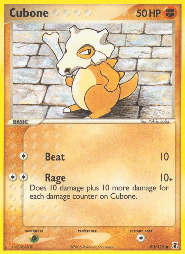 Cubone, carta 60 di EX Specie Delta
