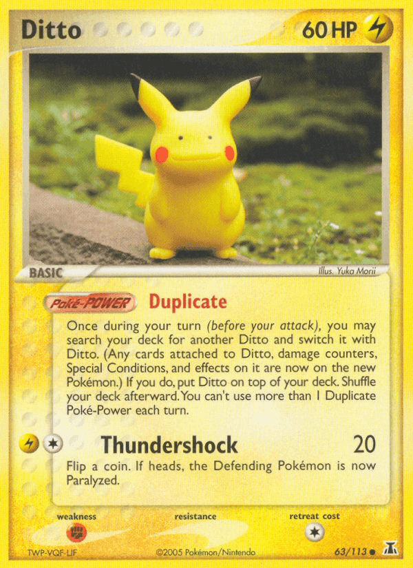 Ditto, carta 63 de Delta Species