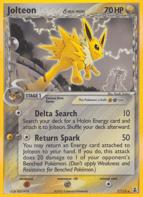 Jolteon δ, carta 7 di EX Specie Delta