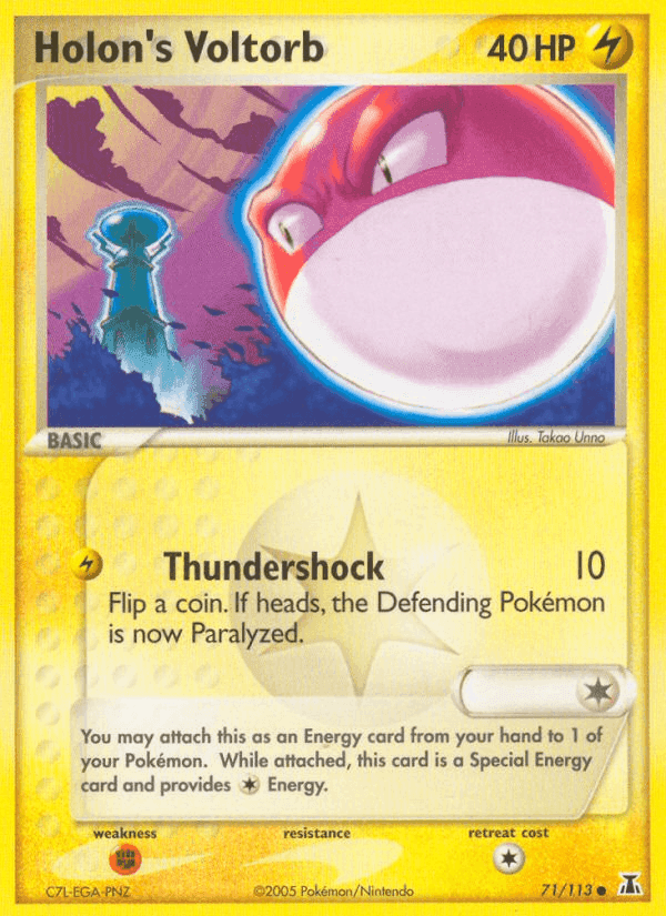 Holon's Voltorb, carta 71 di EX Specie Delta