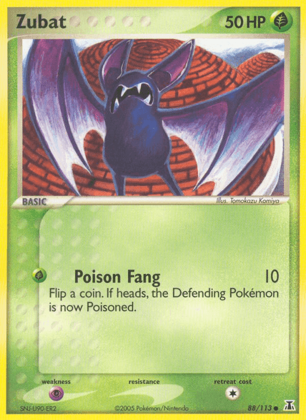 Zubat, card 88 from Delta Species