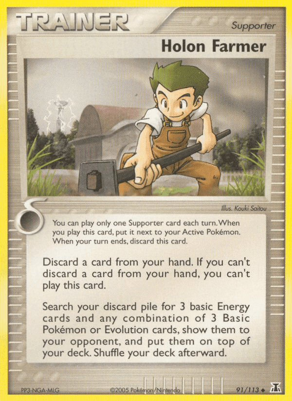 Holon Farmer, card 91 from Delta Species