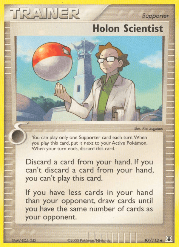Holon Scientist, card 97 from Delta Species