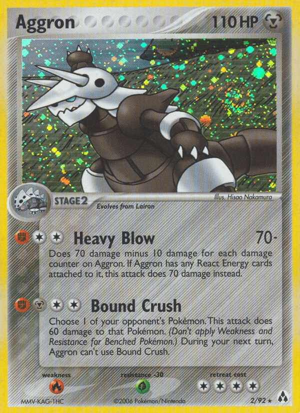 Aggron, carta 2 di EX La Leggenda di Mew