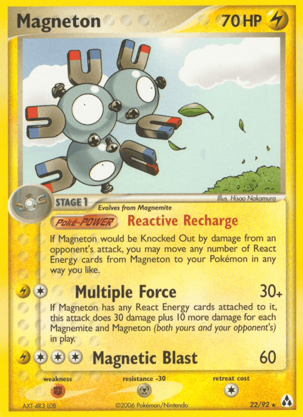 Magneton, carta 22 di EX La Leggenda di Mew