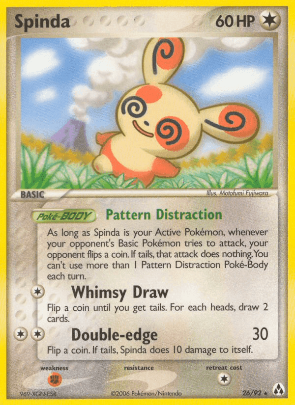 Spinda, card 26 from Legend Maker