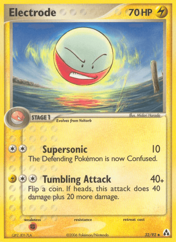 Electrode, carta 32 di EX La Leggenda di Mew