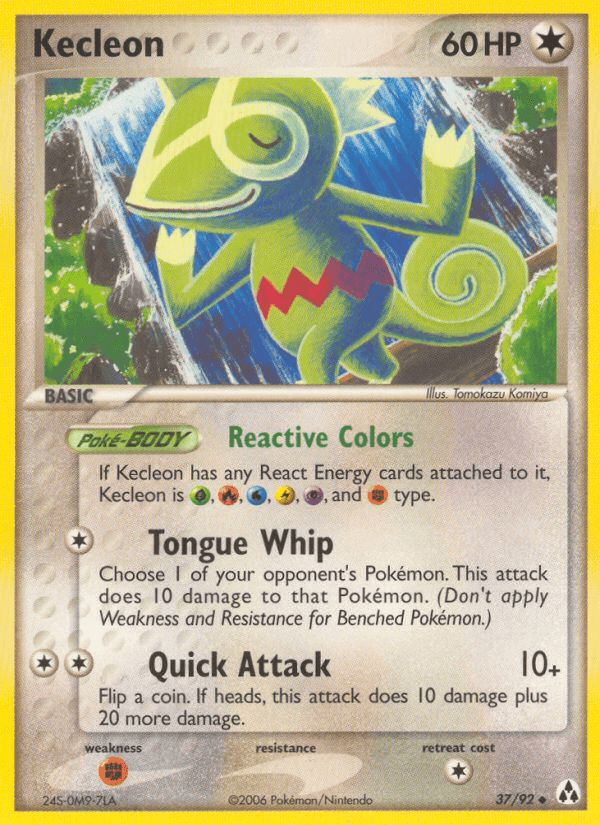 Kecleon, carta 37 di EX La Leggenda di Mew