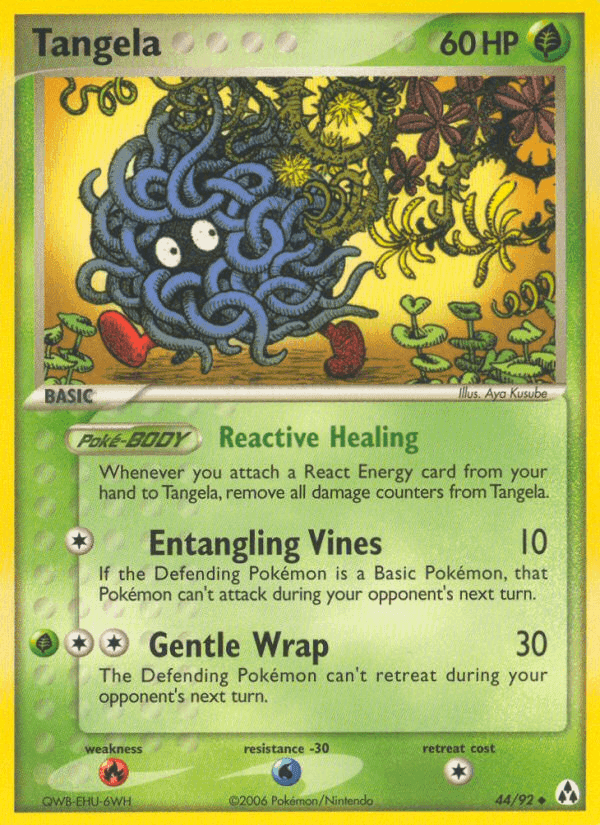 Tangela, carta 44 di EX La Leggenda di Mew