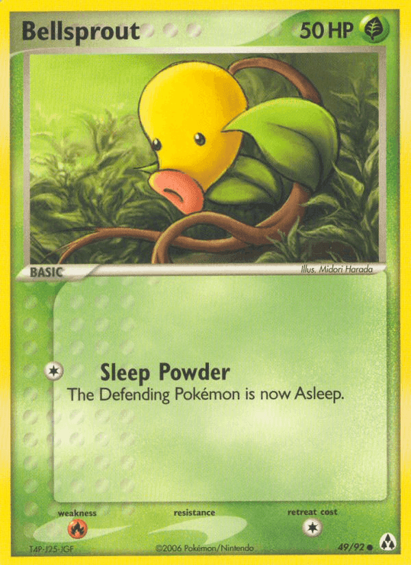 Bellsprout, carta 49 di EX La Leggenda di Mew