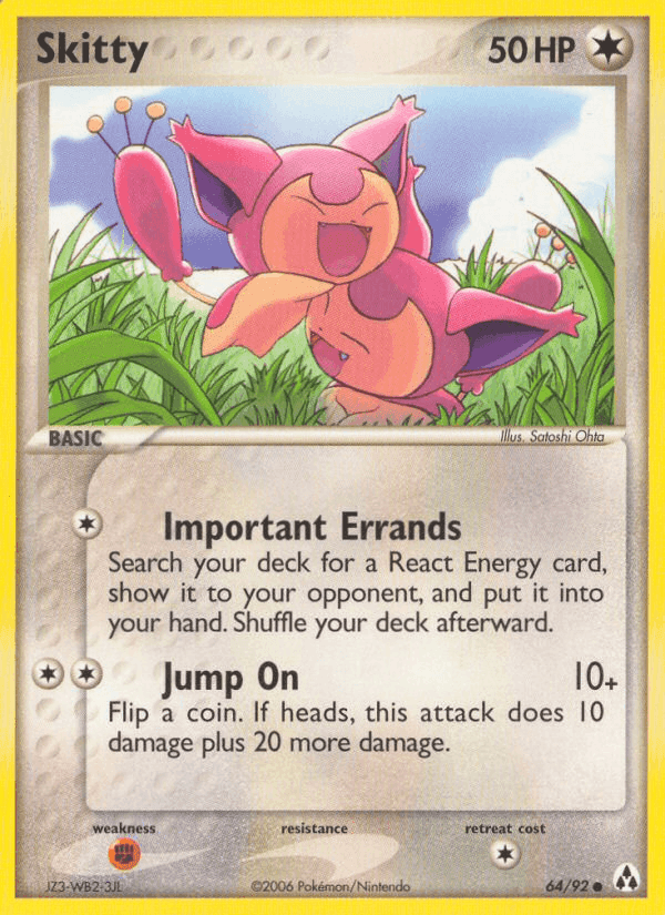 Skitty, carte 64 de Legend Maker