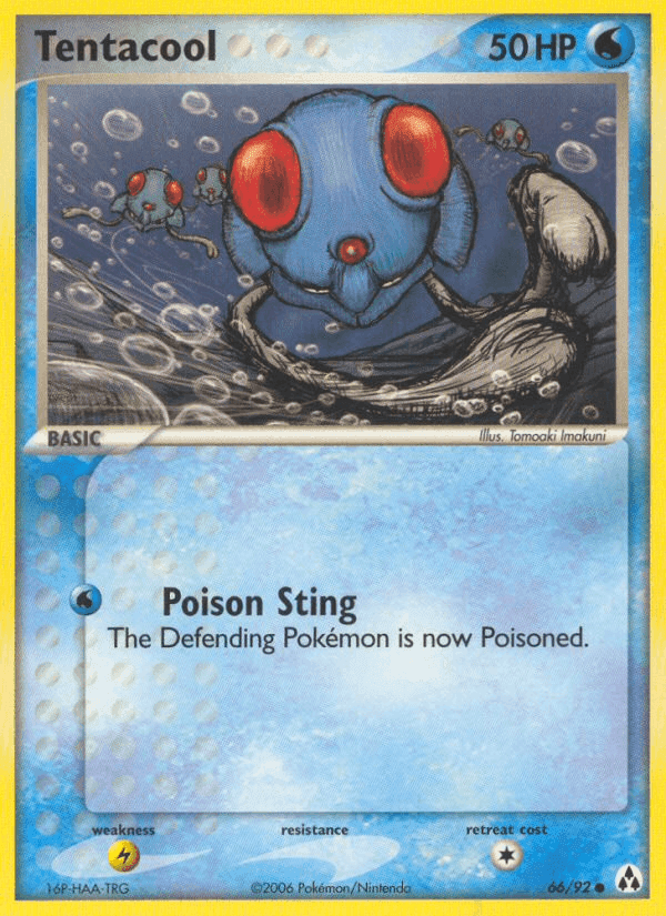 Tentacool, card 66 from Legend Maker