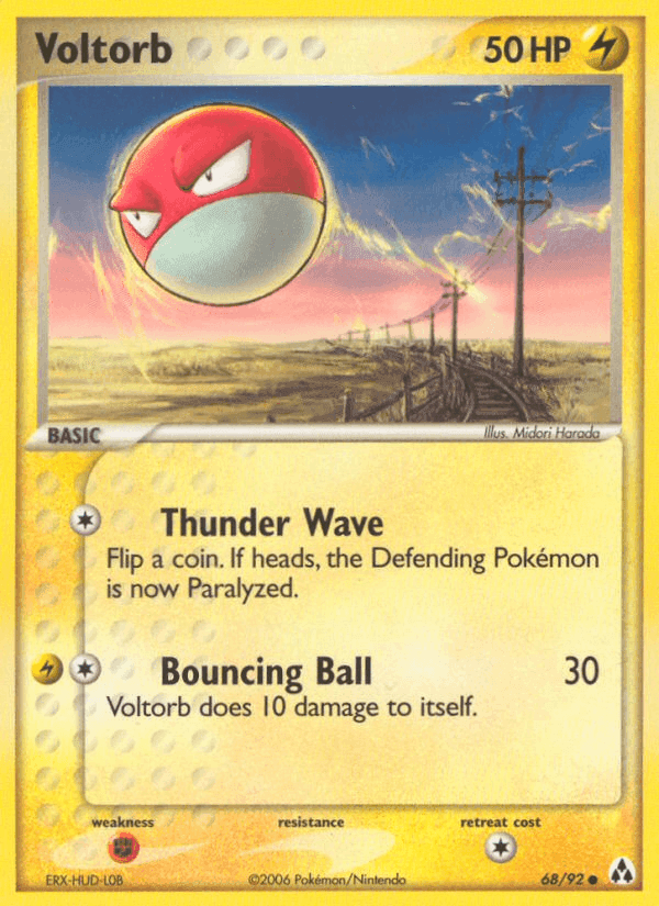 Voltorb, card 68 from Legend Maker