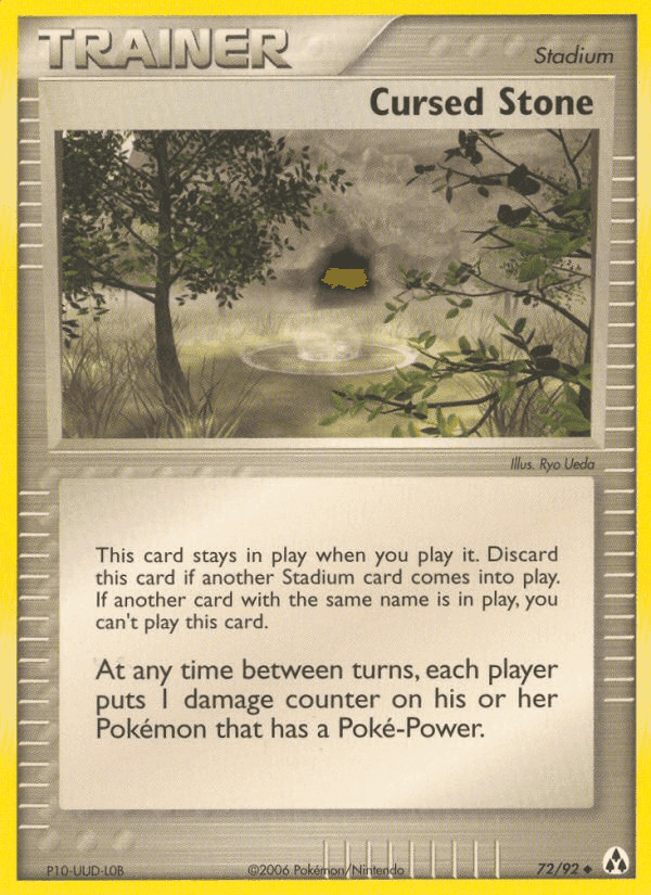 Cursed Stone, card 72 from Legend Maker