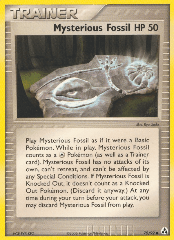 Mysterious Fossil, card 79 from Legend Maker
