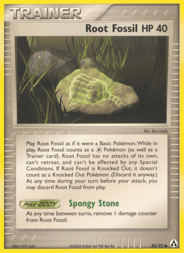 Root Fossil, card 80 from Legend Maker