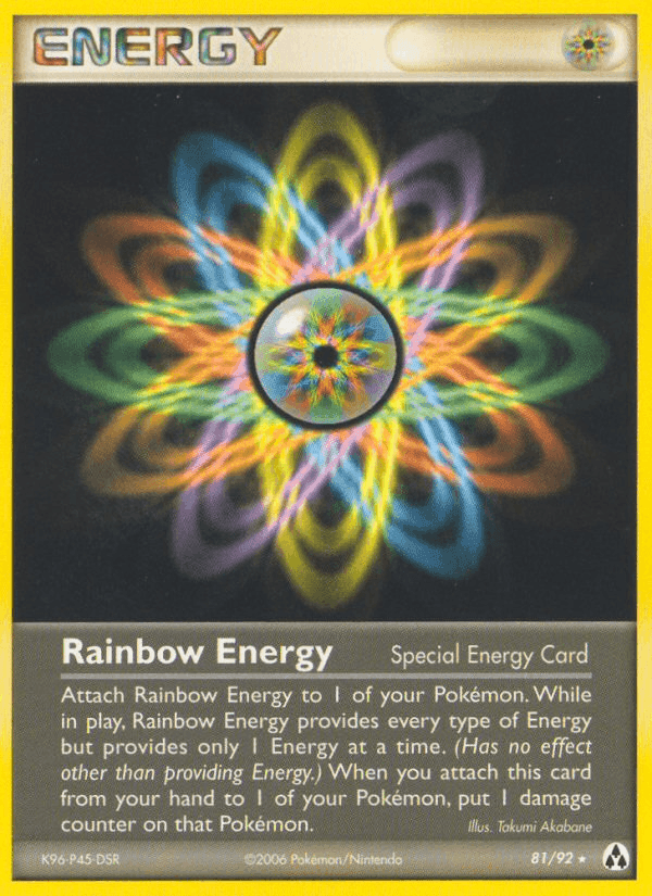 Rainbow Energy, carta 81 di EX La Leggenda di Mew