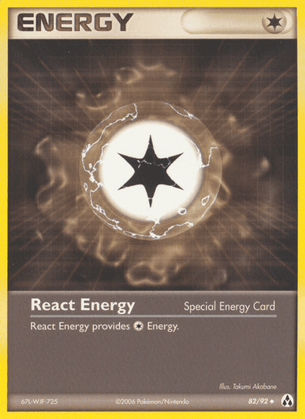 React Energy, card 82 from Legend Maker