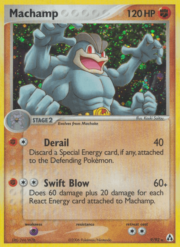 Machamp, carta 9 di EX La Leggenda di Mew
