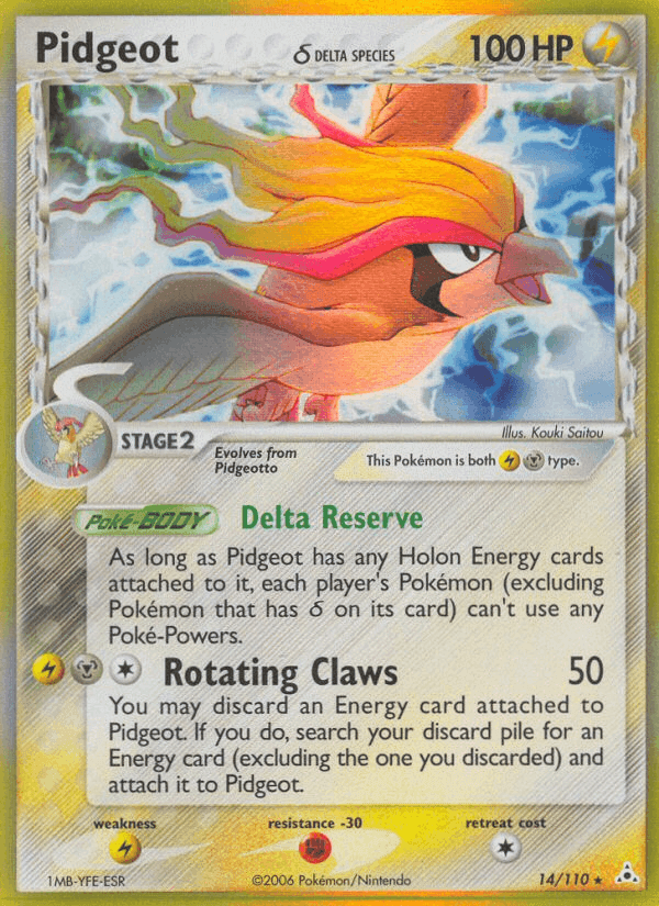 Pidgeot δ, carta 14 de Holon Phantoms