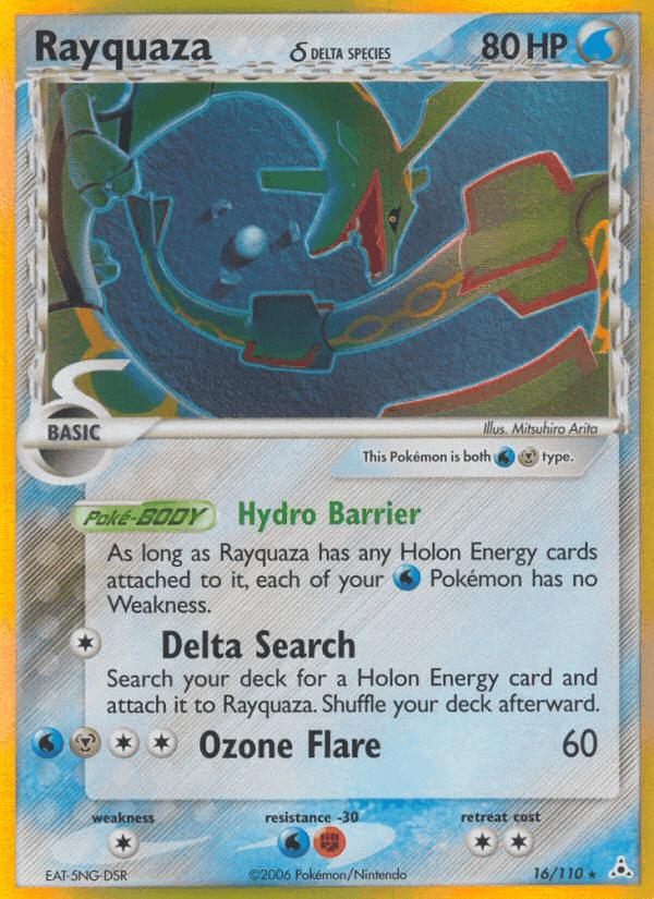 Rayquaza δ, carta 16 di EX Fantasmi di Holon