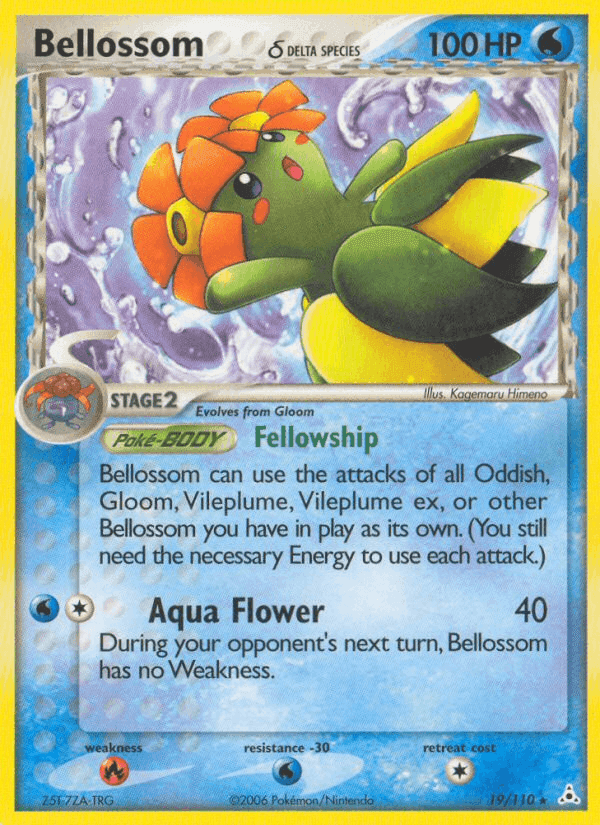 Bellossom δ, carta 19 de Holon Phantoms