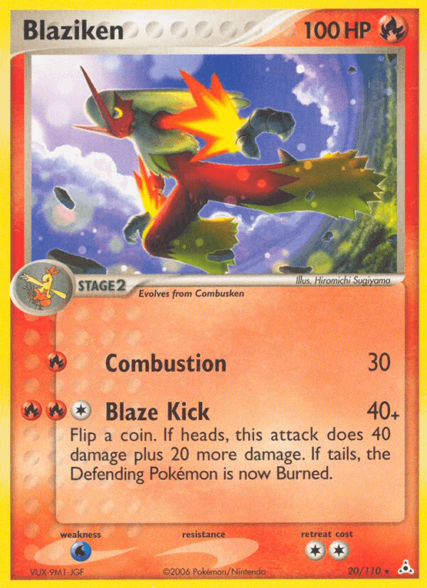 Blaziken, carta 20 de Holon Phantoms