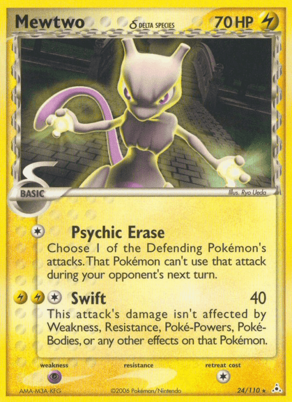 Mewtwo δ, carta 24 de Holon Phantoms