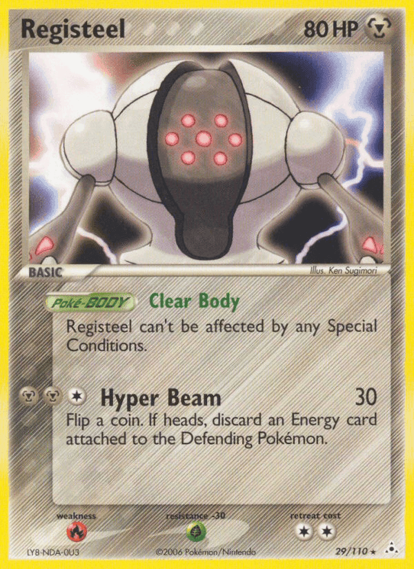 Registeel, carta 29 di EX Fantasmi di Holon