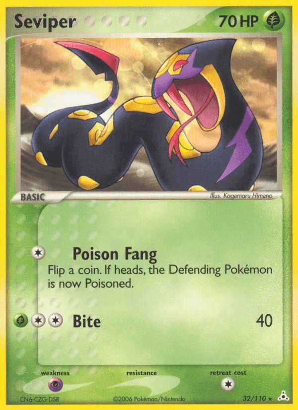 Seviper, carta 32 de Holon Phantoms