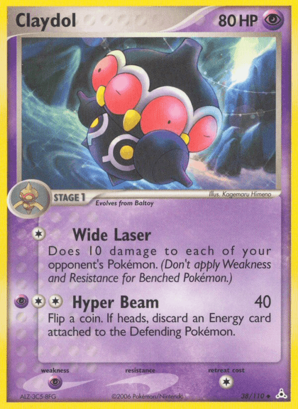 Claydol, carta 38 de Holon Phantoms