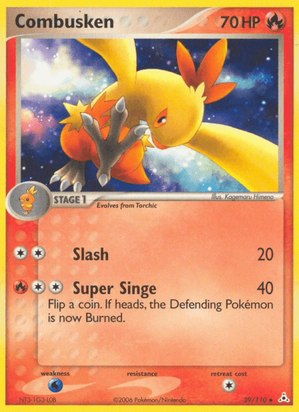 Combusken, card 39 from Holon Phantoms
