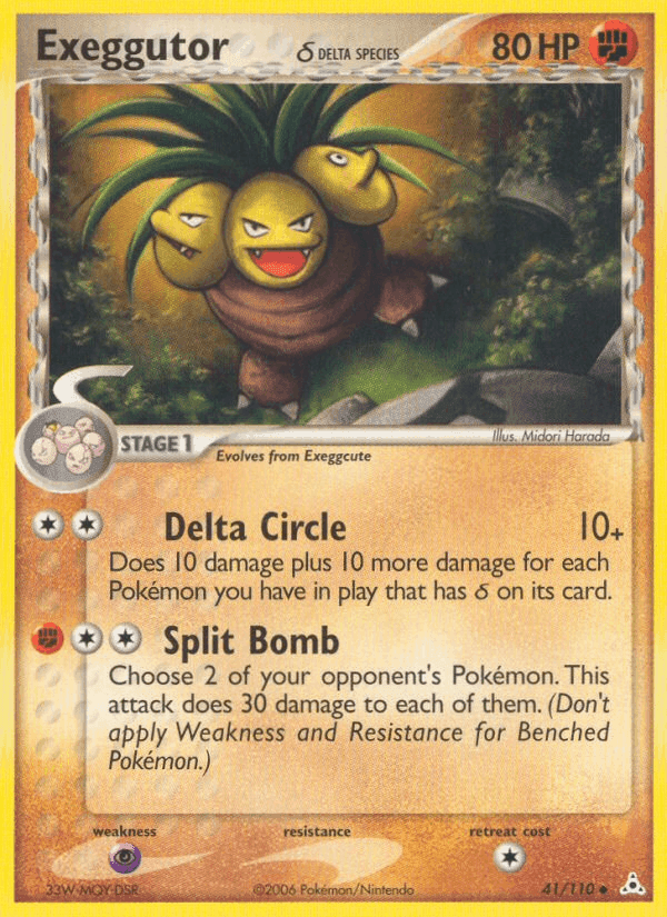 Exeggutor δ, carta 41 de Holon Phantoms