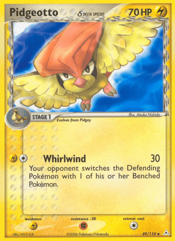 Pidgeotto δ, carta 49 de Holon Phantoms