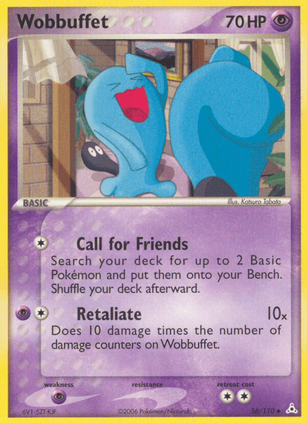 Wobbuffet, carta 56 de Holon Phantoms