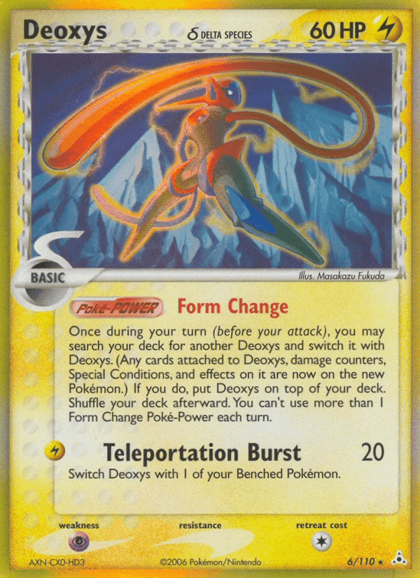 Deoxys δ, carta 6 de Holon Phantoms