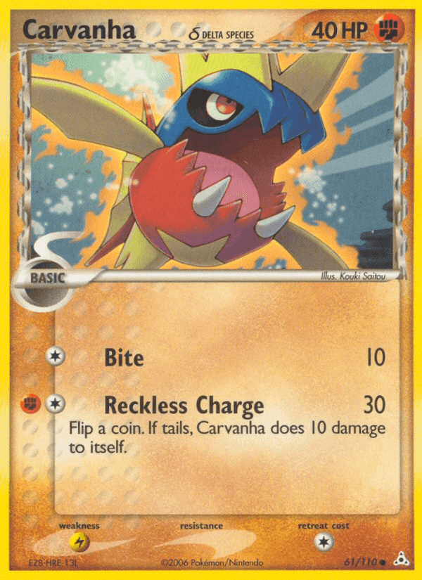 Carvanha δ, card 61 from Holon Phantoms